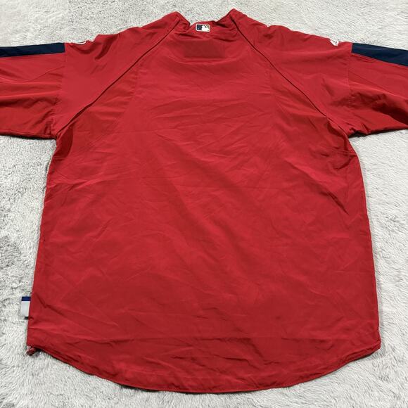 Washington Nationals Jacket Mens 2XL MLB Baseball Windbreaker 1/4 Zip Up Light - Picture 7 of 13